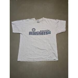 Vintage TULTEX 2000 MLB Seattle Mariners Short Sleeve Shirt Men's Size‎ XL